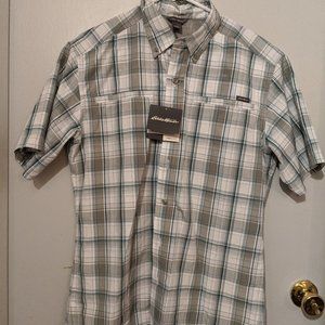 Eddie Bauer Rainier Short-Sleeve Shirt NWT (Small)